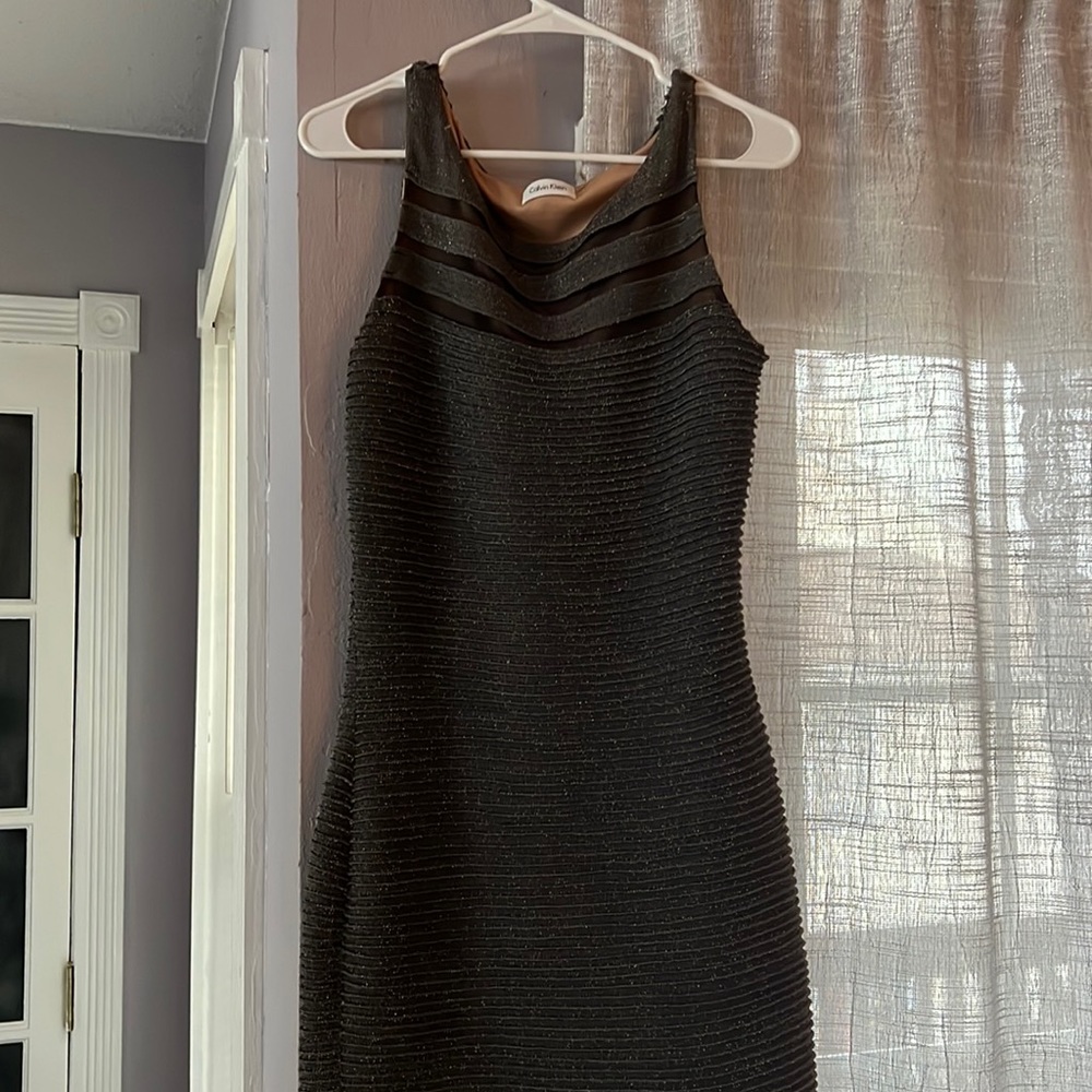 Calvin Klein mocha colored dress